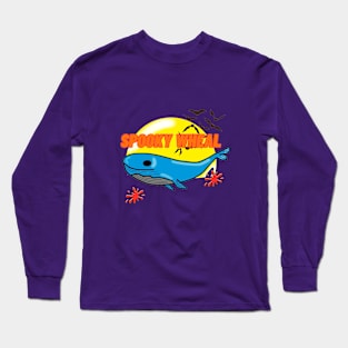 Spooky whale Long Sleeve T-Shirt